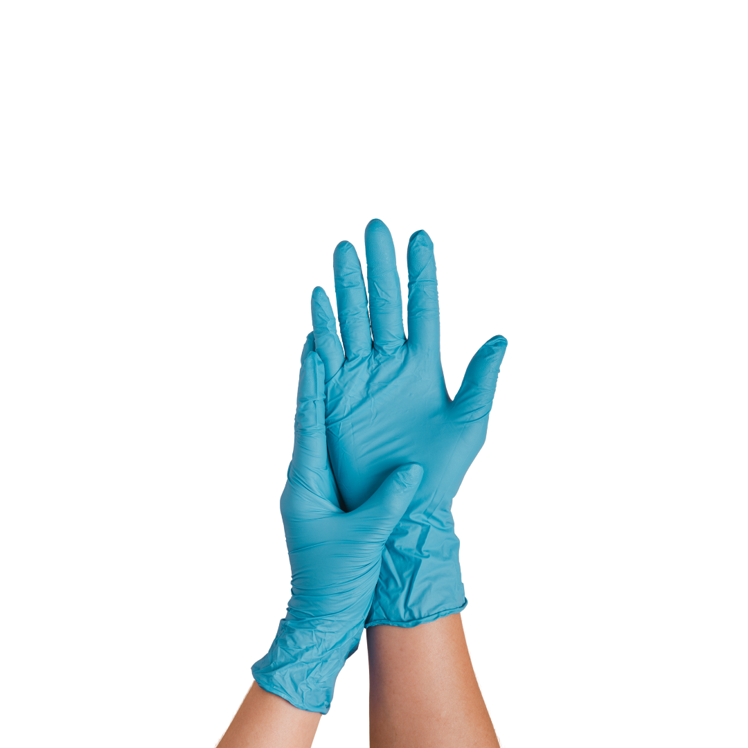 Nitrilhandschuhe (M) blau – 100 Stück – CHF 2.50 / Box (SLIM FIT)