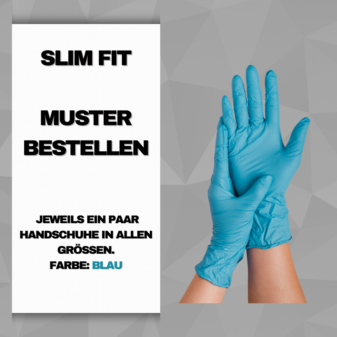 MUSTER Slim Fit Blau, (S, M, L, XL)