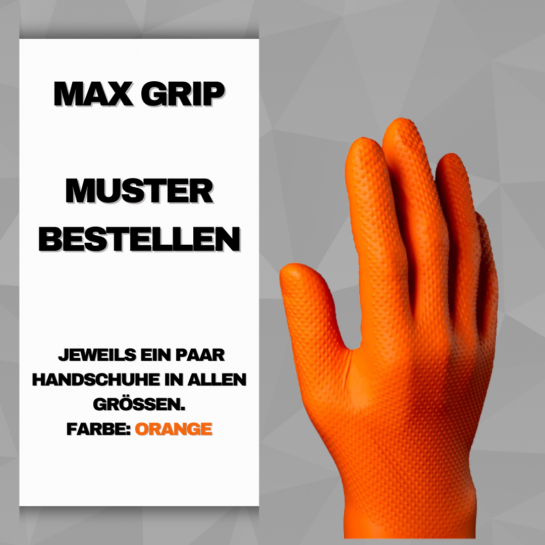 MUSTER Max Grip Orange , (S, M, L, XL)